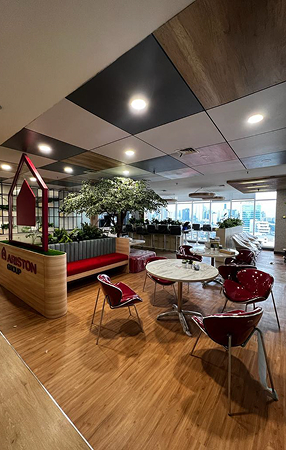 Commercial flooring project