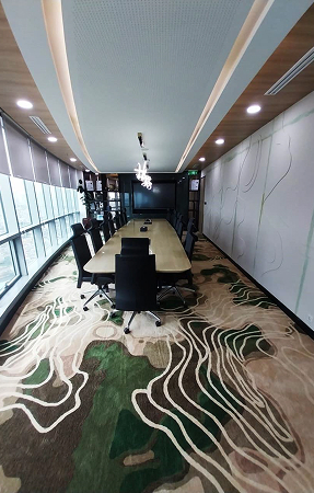 Hotel corridor flooring design